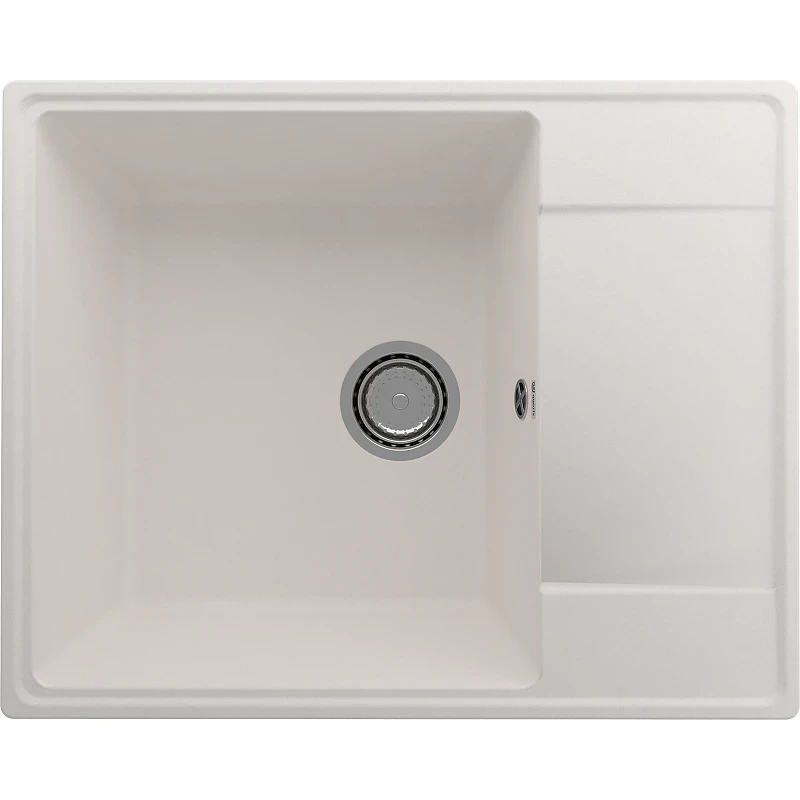 Кухонная мойка Ulgran Quartz Prima 605-01 Жасмин искусственный камень (литьевой мрамор) встраиваемый