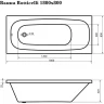 Акриловая ванна Corpa Nera Botticelli 180x80 CN05016WH без гидромассажа