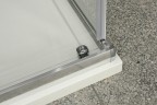 Душевой уголок BelBagno Unique 115х90 UNIQUE-AH-2-100/115-75/90-C-Cr профиль Хром стекло прозрачное