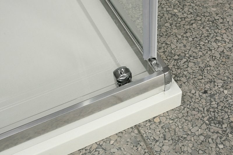 Душевой уголок BelBagno Unique 115х90 UNIQUE-AH-2-100/115-75/90-C-Cr профиль Хром стекло прозрачное