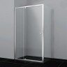 Душевая стенка WasserKRAFT Aula 80 11P04-RP80 профиль Хром стекло прозрачное