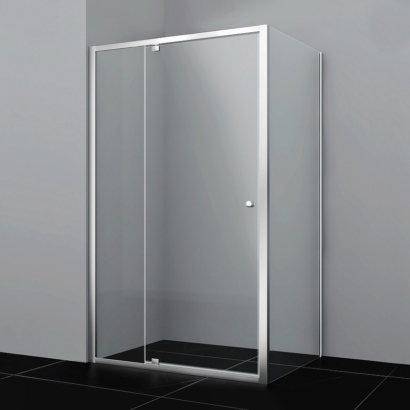 Душевая стенка WasserKRAFT Aula 80 11P04-RP80 профиль Хром стекло прозрачное