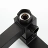 Гигиенический душ со смесителем Frap F7591-6 цвет Черный матовый