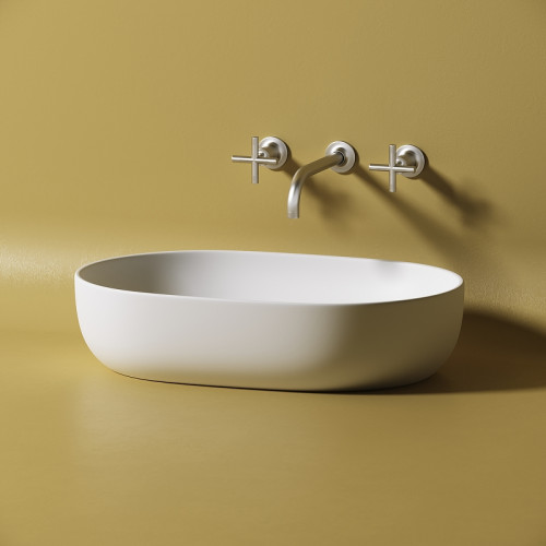 Раковина-чаша Ceramicanova Element 60 CN6047MW Белая матовая фарфор накладная