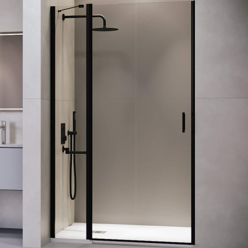 Душевая дверь RGW Leipzig LE-004-B 100 351200410-14 профиль Черный стекло прозрачное