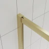 Душевой уголок Veconi Evo 300 G 100х100 E3-G-100100-01-C9 профиль Золото брашированное стекло прозрачное