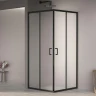 Душевой уголок RGW Passage PA-030B 100x100 350803000-24 профиль Черный стекло матовое-сатинат