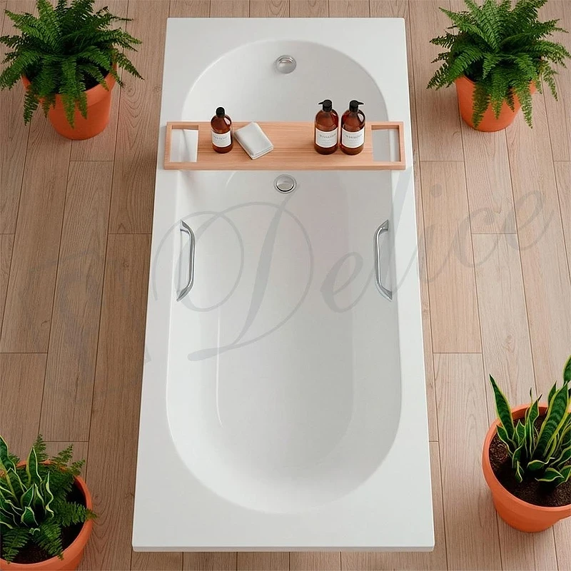 Ванна из искусственного камня Delice Bravo 190х90 DLR330039R-M цвет Белый