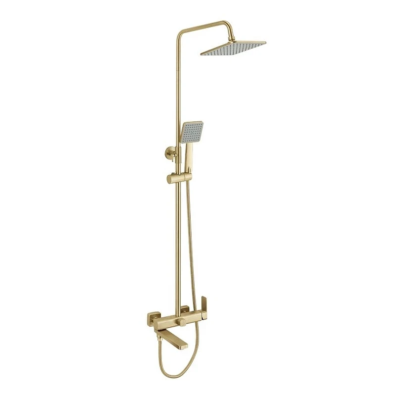 Душевая система Fmark FS8745-22C цвет Матовое золото