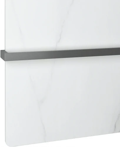 Электрический полотенцесушитель Black&amp;White N-389SW 40x80 389SW Snow White алюминий