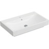Раковина Berges Strati 80 182007 Белая глянцевая фарфор подвесная, накладная, полувстраиваемая