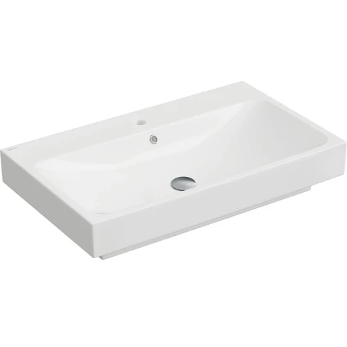 Раковина Berges Strati 80 182007 Белая глянцевая фарфор подвесная, накладная, полувстраиваемая