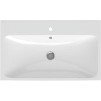 Раковина Berges Strati 80 182007 Белая глянцевая фарфор подвесная, накладная, полувстраиваемая