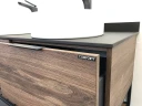 Тумба с раковинами Comforty Порто 120-2 00-00001287 подвесная Дуб темно-коричневый МДФ / ЛДСП