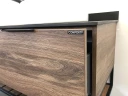 Тумба с раковинами Comforty Порто 120-2 00-00001287 подвесная Дуб темно-коричневый МДФ / ЛДСП