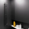 Электрический полотенцесушитель Маргроид Inaro 1200x120 Inaro3v-12012-1049-9005R правый Черный матовый нержавеющая сталь