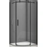 Душевой уголок Good Door Galaxy R-100-C-B 100x100 профиль Черный стекло прозрачное