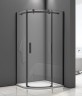 Душевой уголок Good Door Galaxy R-100-C-B 100x100 профиль Черный стекло прозрачное