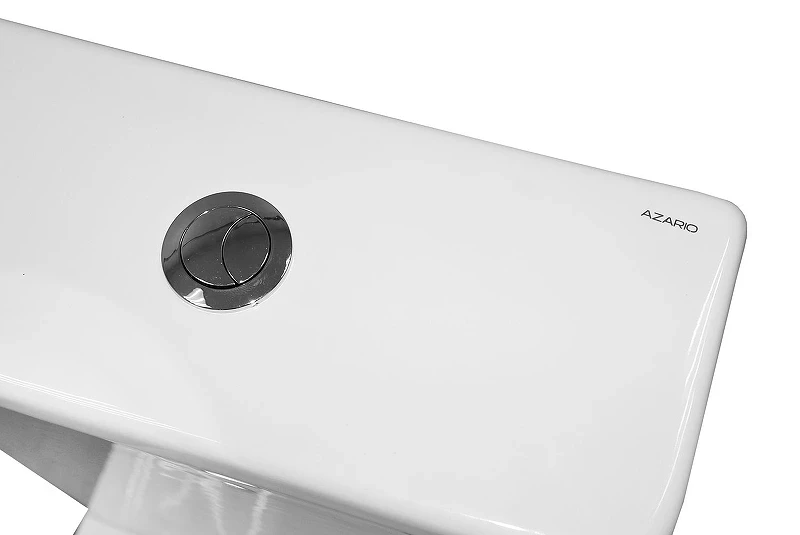 Унитаз компакт Azario Kashmir AZ-9143S цвет Белый с бачком и сиденьем Микролифт