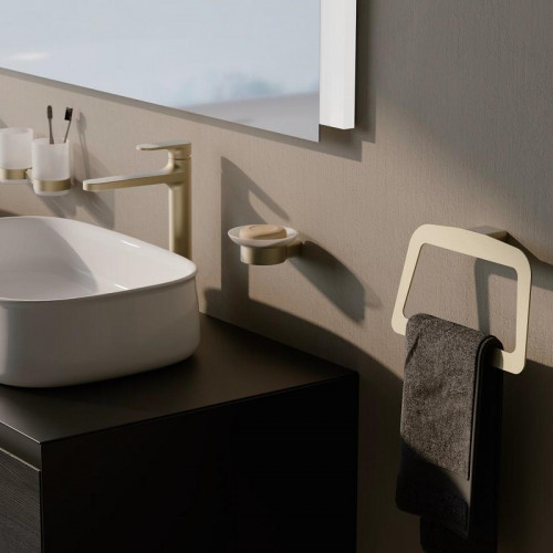 Смеситель для раковины Belz B713-5 B11713-5 цвет Брашированное золото