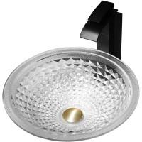 Раковина-чаша Abber Glas 42 AK2302 прозрачная стекло накладная