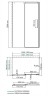Душевой уголок WasserKRAFT Dinkel 130x80 58R32 профиль Хром стекло прозрачное