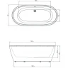 Акриловая ванна Creto Tailor 174х80 19-17480 без гидромассажа