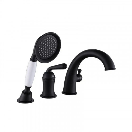 Смеситель на борт ванны Rose R0212H цвет Черный