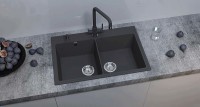 Кухонная мойка Ulgran Quartz Ruma 780-06 Трюфель искусственный камень (литьевой мрамор) встраиваемый