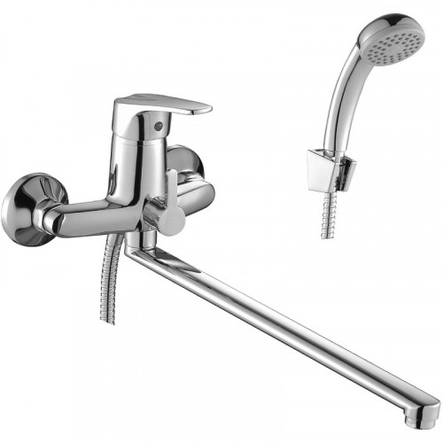 Смеситель для ванны Rossinka D40-32 универсальный Хром латунь на стену