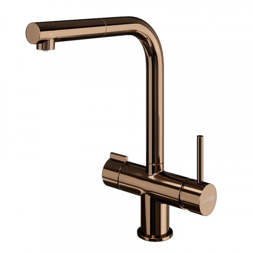 Смеситель для кухни WasserKRAFT A8997 цвет Розовое золото