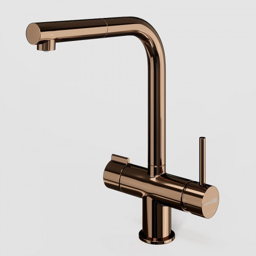 Смеситель для кухни WasserKRAFT A8997 цвет Розовое золото