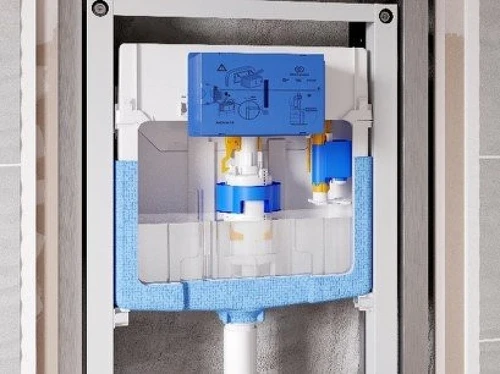 Инсталляция Ideal Standard Prosys TT00006 для унитаза без клавиши смыва нержавеющая сталь