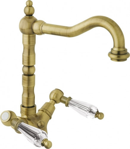 Смеситель для раковины Cezares Diamond DIAMOND-LS2-02-Sw Бронза латунь