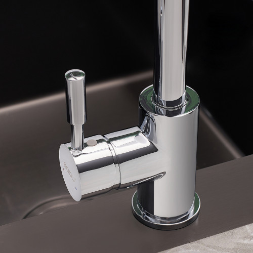 Смеситель для кухни Ростовская Мануфактура Сантехники Boou B9097J Хром латунь