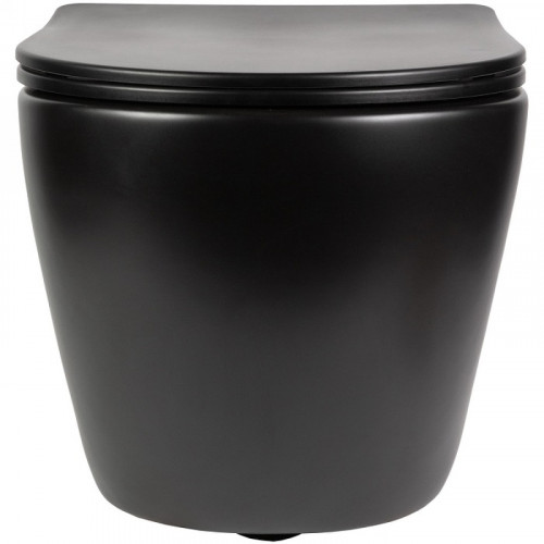 Унитаз Bond F01-108 подвесной Черный с сиденьем Микролифт фарфор подвесной