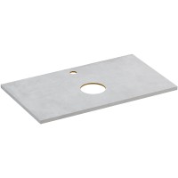 Столешница под раковину Cersanit Stone 80 64186 Серая матовая искусственный камень (литьевой мрамор)