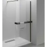 Душевая перегородка Vincea Walk-In HR 100 VSW-4HR100CLB профиль Черный матовый стекло прозрачное