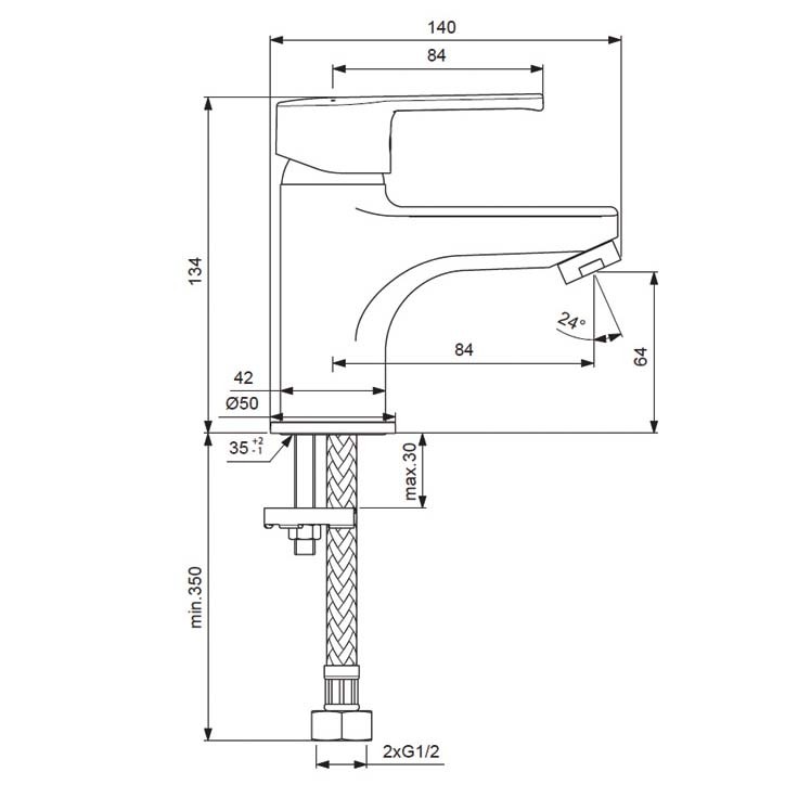 Комплект смесителей Vidima Uno BA376AA