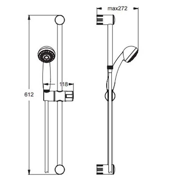 Комплект смесителей Vidima Uno BA376AA