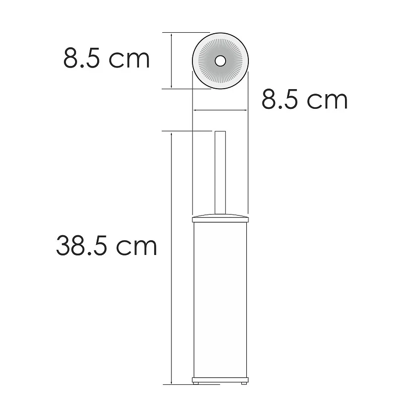 Ершик для унитаза WasserKRAFT K-1027PG цвет Золото