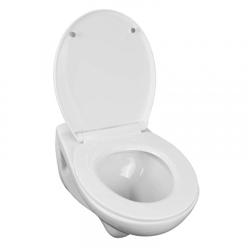 Унитаз Loranto Fredo CS-WH8005 подвесной цвет Белый с сиденьем Микролифт