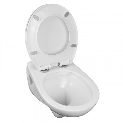 Унитаз Loranto Fredo CS-WH8005 подвесной цвет Белый с сиденьем Микролифт