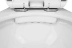 Унитаз Loranto Fredo CS-WH8005 подвесной цвет Белый с сиденьем Микролифт
