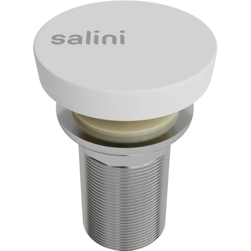 Донный клапан Salini D504 162202G click-clack Белый глянцевый
