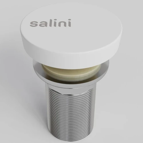 Донный клапан Salini D504 162202G click-clack Белый глянцевый