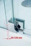 Душевой уголок Cezares Slider 80x80 SLIDER-A-2-70/80-C-Cr профиль Хром стекло прозрачное