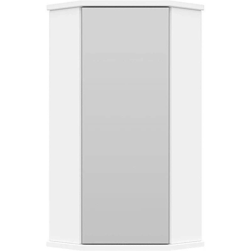 Зеркальный шкаф Misty Лилия 34 Э-Лил08034-014бф угловой Белый