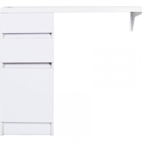 Тумба под раковину Orange Sistema 100 ST-40TUW Белая глянцевая МДФ / ЛДСП