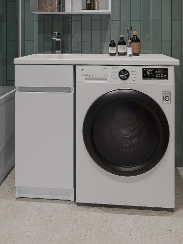 Тумба под раковину Orange Sistema 100 ST-40TUW Белая глянцевая МДФ / ЛДСП